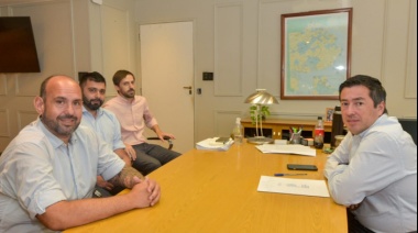 Nardini y Sanzio analizaron el avance de las obras de la provincia en Baradero