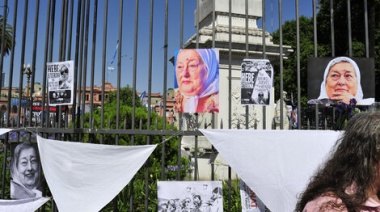 Recordaron a Hebe de Bonafini en Plaza de Mayo