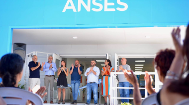 Raverta y Cagliardi inauguraron el nuevo edificio de ANSES en Berisso