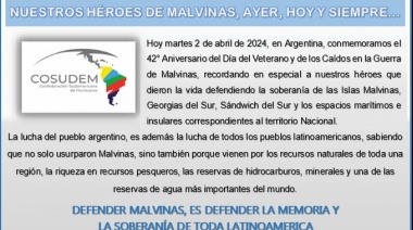 Intendentes Sudamericanos se unen por la causa Malvinas