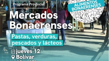 En octubre vuelve el  Programa  provincial Mercados Banenses a Bolivar
