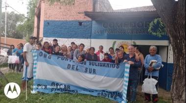 ONG Porteños Solidarios Del Sur entrega viandas y productos navideños a familias de Gerli