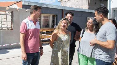 Julián Álvarez recorrió las obras de la EP N°70