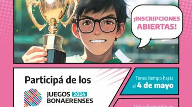 Abrió  la inscripción online para participar de  la 33ª edición de los Juegos Bonaerenses 2024