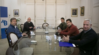 Cascallares recibió a una empresa que se instala en el Parque Industrial de Brown