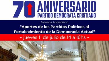 Un debate innovador: La Democracia Cristiana convoca a reflexionar sobre el valor de  los partidos políticos