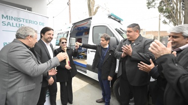 Kicillof inauguró dos nuevos destacamentos policiales en Guernica