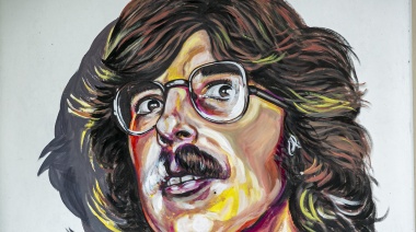 El Municipio de Almirante Brown  homenajeó a Charly García con un nuevo mural