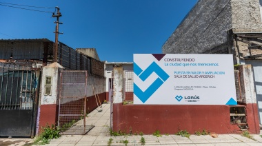 Lanús Gobierno inició las obras de puesta en valor y ampliación de la Sala Argerich de Monte Chingolo