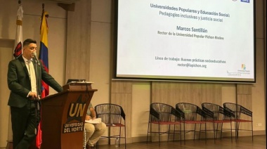 El presidente de Fundación Universitaria disertó en Colombia sobre educación y justicia social
