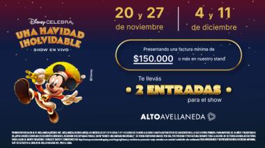La magia de Disney llega a Alto Avellaneda con entradas para "Una Navidad Inolvidable"