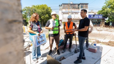 Lanús Gobierno avanza con nuevas obras en Remedios de Escalada en el marco del Parque Central Las Colonias
