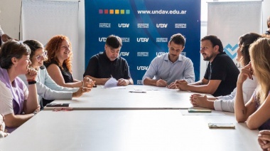 Lanús Gobierno y la UNDAV firmaron un convenio para prácticas pre profesionales