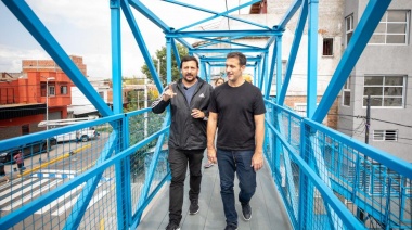 Emmanuel Santalla y Julián Álvarez refuerzan la seguridad vial en un cruce clave entre Wilde y Monte Chingolo