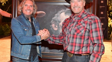 El artista argentino que apoya la  fundación de Arnold Schwarzenegger