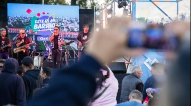 Lanús Gobierno celebró el cumpleaños de Gerli con el Festival "Este es mi Barrio"
