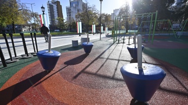 Kicillof y Alak inauguraron las obras de remodelación de Plaza Italia