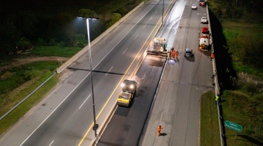 Avanzan las obras en una de las autovías más importantes en la red vial argentina