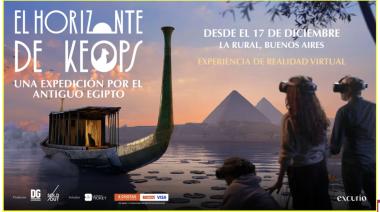 EL HORIZONTE DE KEOPS, una expedición por el antiguo Egipto, en realidad virtual aumentada