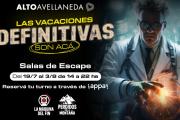 ¡Las vacaciones definitivas son acá! Viví las salas de escape en Alto Avellaneda
