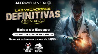 ¡Las vacaciones definitivas son acá! Viví las salas de escape en Alto Avellaneda