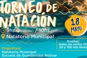 Torneo de Natación para adultos en el Natatorio Municipal de Bolivar