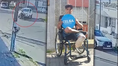 CILSA entregó una silla de ruedas a joven atropellado por una camioneta, en la ciudad de la plata