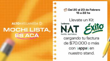 ¡Mochi Lista! Volvé al cole junto Ledesma NAT, Éxito y Alto Avellaneda