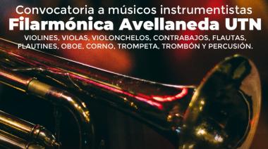 La Filarmónica Avellaneda UTN convoca a músicos instrumentistas
