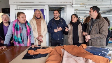 Emmanuel Santalla y Gildo Onorato recorrieron cooperativas de Avellaneda