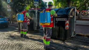 La Ciudad incorpora nuevas cuadrillas para higienizar los contenedores de basura