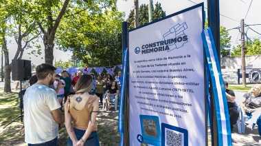 En el 40 aniversario de la democracia, señalizaron como lugar de la memoria "la ex casa de las torturas"