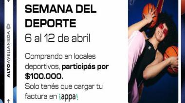 Alto Avellaneda celebra la Semana del Deporte con un sorteo de $100.000
