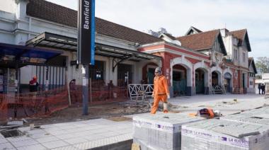 Avanza la obra del Centro de Trasbordo de la Estación Banfield