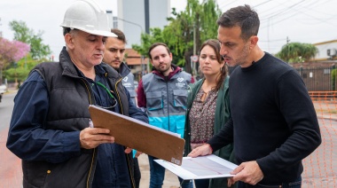 Parque Central Las Colonias: avanzan las obras de Lanús Gobierno en la Av. 29 de Septiembre
