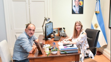 Alvarez Rodríguez recibió al intendente Pablo Garate