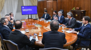 Luis Caputo y los supermercadistas analizaron la desaceleración de la inflación y las políticas de promociones