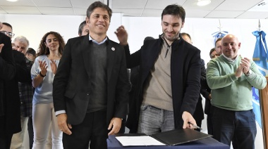 Kicillof y Torres firmaron en Rawson un convenio de colaboración para fortalecer el sistema sanitario chubutense