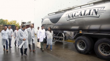 Vinculación y Transferencia de Tecnología: López Armengol visitó la fábrica láctea Vacalin