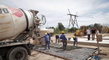 Mayra participó de la puesta en funcionamiento de las nuevas tolvas del ecoparque y supervisó el avance de la planta de hormigón municipal
