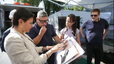 Mayra superviso obras en Espeleta