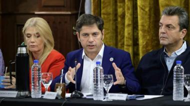 Axel Kicillof se reunió con referentes de Unión por la Patria