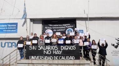 Ruggiero sobre el paro de 48 horas: "No resignamos el derecho a la Educación y tampoco a salarios dignos"