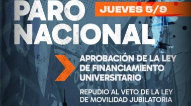 Plenario de CONADU define paro y movilización
