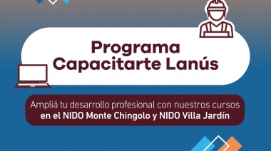 Nueva edición del programa “Capacitarte Lanús” en NIDO Villa Jardín y NIDO Monte Chingolo