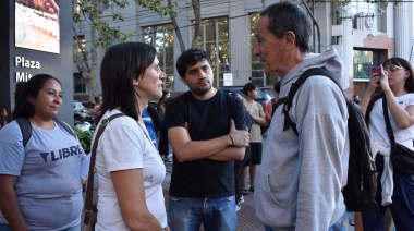 Silvia Saravia: "La campaña nacional MILEI DEJÁ DE AJUSTAR AL PUEBLO se presenta en territorio bonaerense"