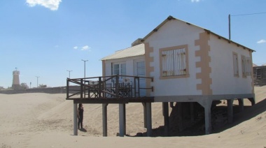 La última casa que resistió sobre la arena de Claromecó