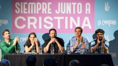 Plenario de La Cámpora Avellaneda junto a referentes nacionales y provinciales