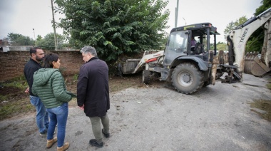 Mayra supervisó una nueva jornada de limpieza en Ezpeleta