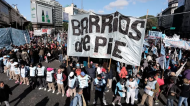 Barrios de Pie se movilizará el lunes 19 hasta el Ministerio de Economía